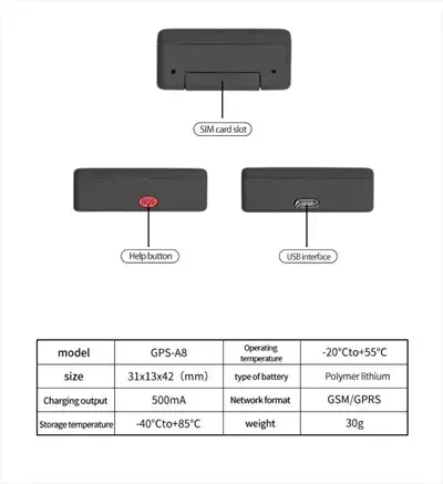  صورة 6 Mini A8 Gsm Gps