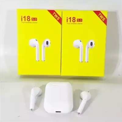  صورة 2 سماعات البلوتوث i18TWS المماثله ل Airpods