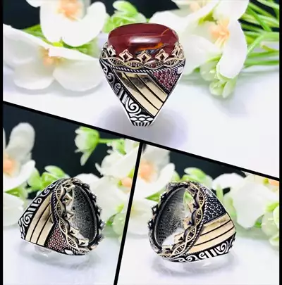  صورة 1 فضه بعقيق يمني