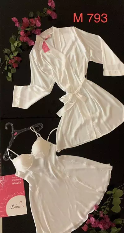  صورة 3 موديل 793 طقم روب صباحية قصير ٢قطعة